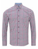 DG's Drifter Red Regular Long Sleeve Casual Shirt 14171_66