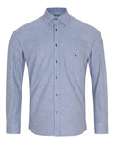 DG's Drifter Blue Regular Long Sleeve Casual Shirt 14172/27)