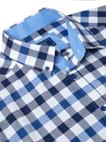 DRIFTER Blue Big Check Short Sleeve Shirt