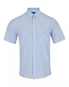 DRIFTER Sky Blue Short Sleeve Casual Shirt 14679SS/22