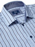 DRIFTER Sky Blue Stripe Long Sleeve Shirt