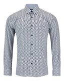 DRIFTER Blue Graphic Print Long Sleeve Shirt