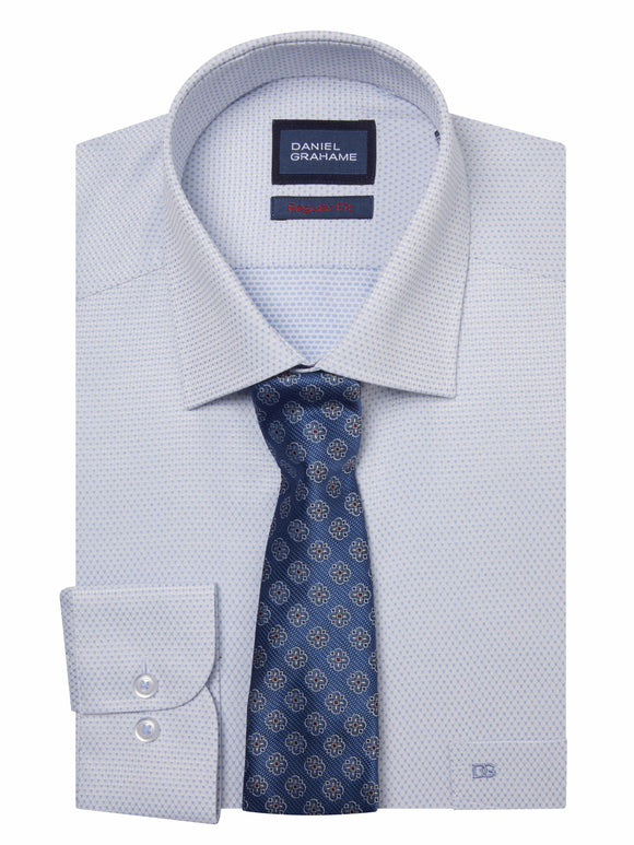 DANIEL GRAHAME  Formal Shirt & Tie Set 15038T/23