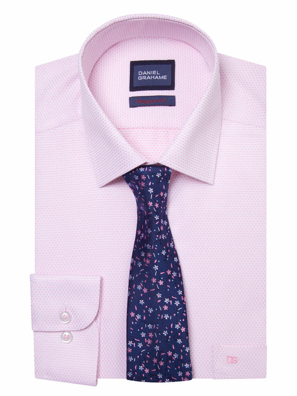 DANIEL GRAHAME  Formal Shirt & Tie Set 15038T/62