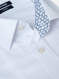 REMUS UOMO White Long Sleeve Formal Shirt