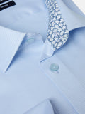 REMUS UOMO Pale Blue Long Sleeve Formal Shirt