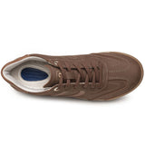 PEGADA Vintage Brown Leather Sneakers