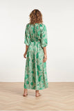 SMASHED LEMON Green Print Maxi Dress