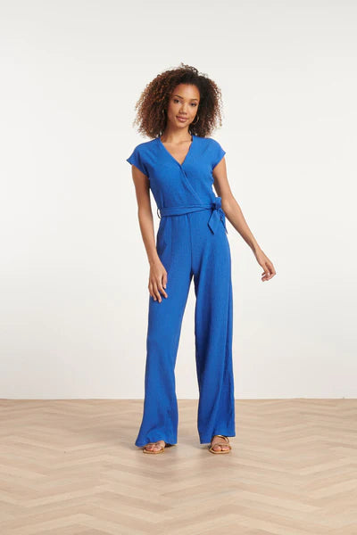 SMASHED LEMON Cobalt Blue Jumpsuit - Main Image