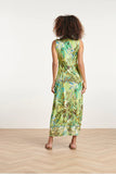 SMASHED LEMON Tropical Leaf Print Maxi Dress