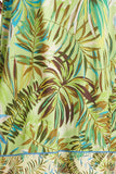 SMASHED LEMON Green Leaf Print Top