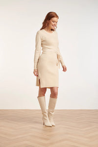 SMASHED LEMON Sand Knitted Dress