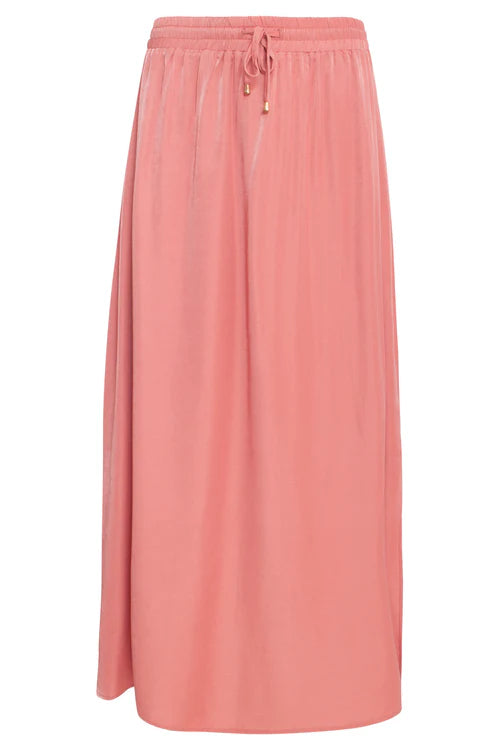 SMASHED LEMON Pink Satin Mix Maxi Skirt – Mooreheads