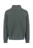 FYNCH HATTON Green 1/4 Zip Sweater