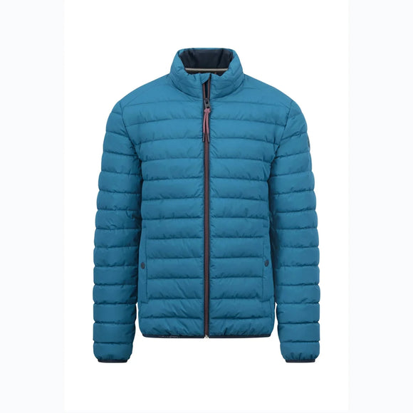 FYNCH HATTON Dark Teal Padded Jacket