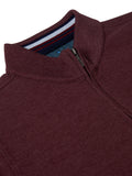 DRIFTER Red Half Zip Sweatshirt