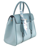BESSIE LONDON Blue Two Tone Tote Bag