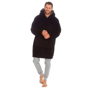 Black Fleece Oversized Snuggle Hoodie