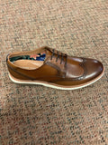 Paolo Vandini Newbridge Brogue Leather Tan Shoe