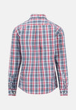 Fynch Hatton Multicolor Check Button Down Shirt Grape