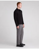 Remus Uomo Black Long Sleeve Casual Top