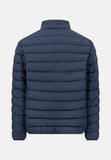 Fynch Hatton Stand Collar Lightweight Quilted Jacket Dark Navy