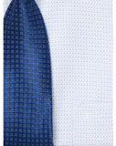 Daniel Grahame Navy and White Regular Long Sleeve Formal Shirt