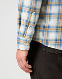 WRANGLER 1 Pocket Indigo Check Shirt