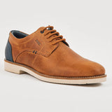 Pod Hampton Brown Leather Derby Shoe