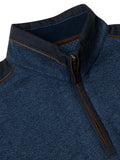 DRIFTER Airforce Blue Casual 1/4 Zip Sweater