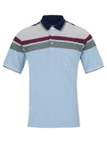 DRIFTER Blue Stripe Polo Shirt