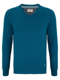 DRIFTER Turquoise Long Sleeve V-Neck sweater 55599/26