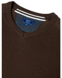 DG's Drifter Dark Brown Long Sleeve V-Neck Sweater 3_55599_48