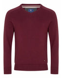 DG's Drifter Dark Purple Long Sleeve V-Neck Sweater 55599_765