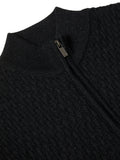 REMUS UOMO Charcoal 1/4 Zip Jumper 58685/09