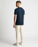 REMUS UOMO Navy Textured T-Shirt