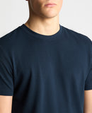 REMUS UOMO Navy Textured T-Shirt