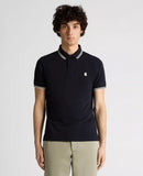REMUS UOMO Navy Short Sleeve Polo Shirt