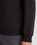 REMUS UOMO Black Quarter Zip Sweatshirt