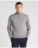 REMUS UOMO Grey Quarter Zip Sweatshirt