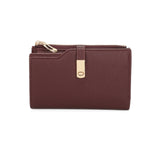 JAMIE RFID Folded Wallet with Card Slots and Zip C005