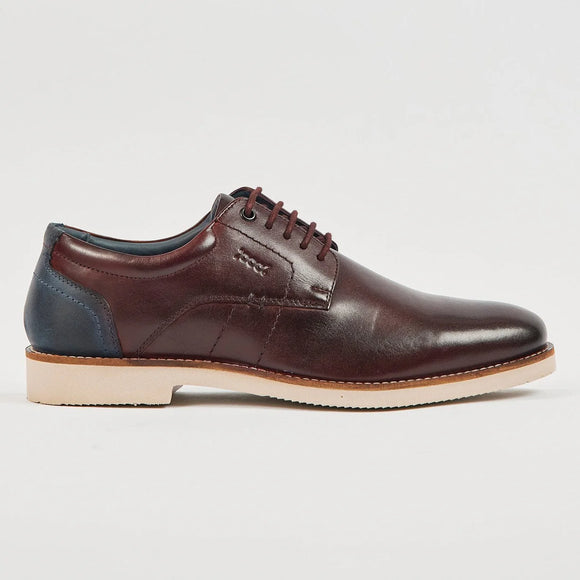 Pod Hampton Chestnut Leather Derby Shoe