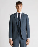 REMUS UOMO Petro Sky Blue Check Suit Jacket
