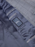 DANIEL GRAHAME Blue Check Suit Jacket