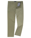 REMUS UOMO Romano Light Green Straight Leg Chinos