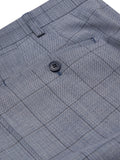 DANIEL GRAHAME Blue Check Suit Trouser