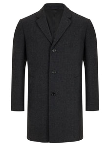 DANIEL GRAHAME Osborne Charcoal Tailored Coat