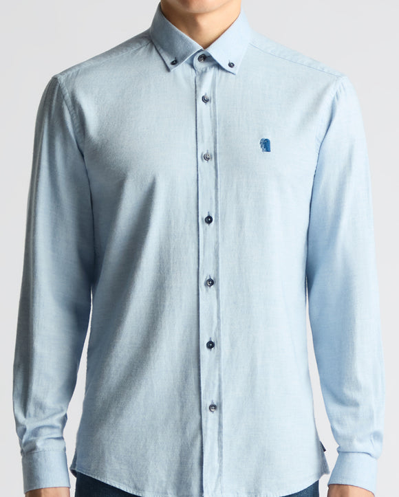 Remus Uomo Blue Tapered Shirt