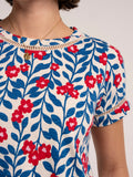 BRAKEBURN Clara Blue Print T-Shirt