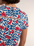 BRAKEBURN Clara Blue Print T-Shirt